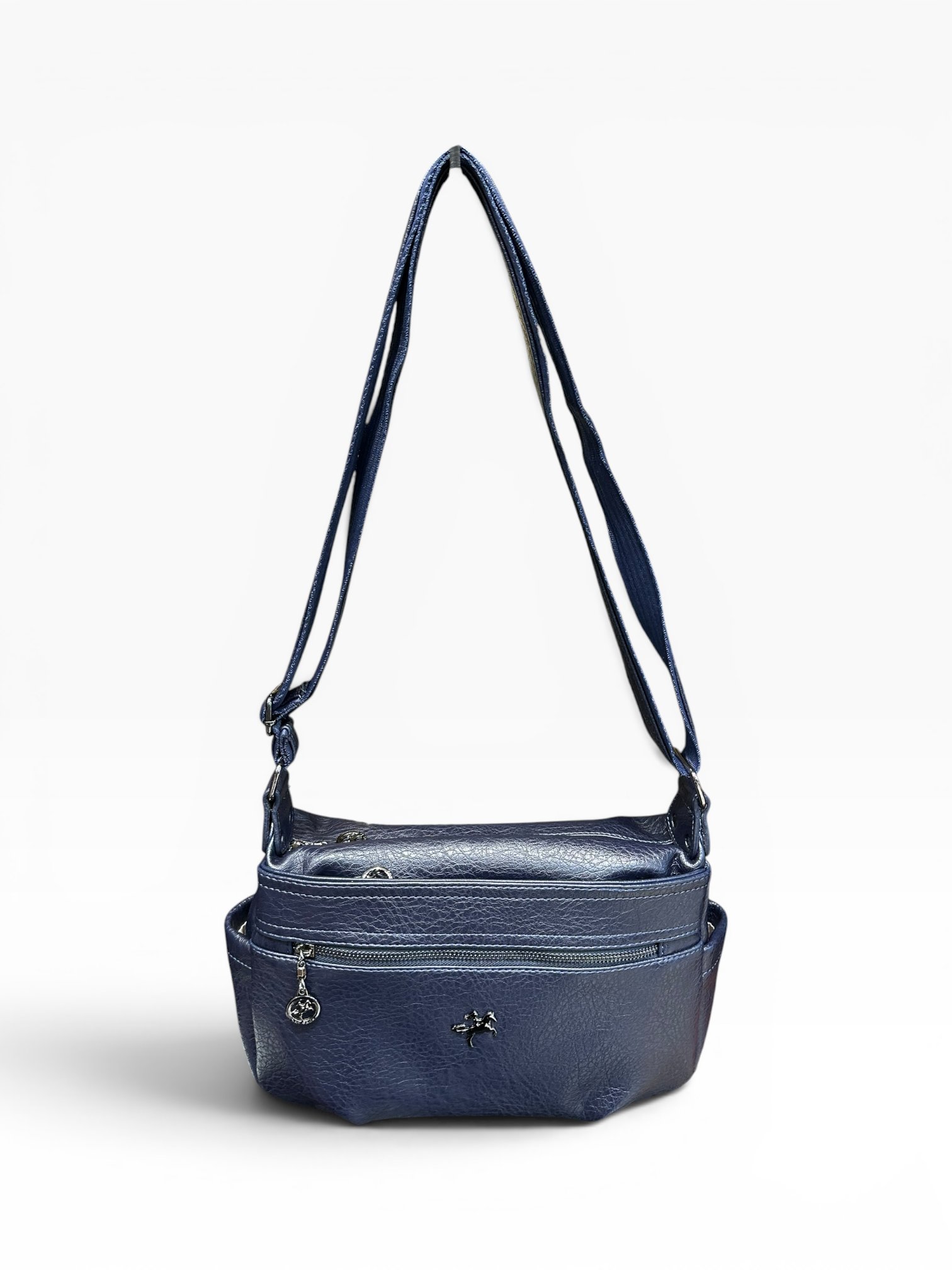 Nas Bag 1131 Kadın Omuz Çantası Bol Cepli Çapraz Çanta Lacivert