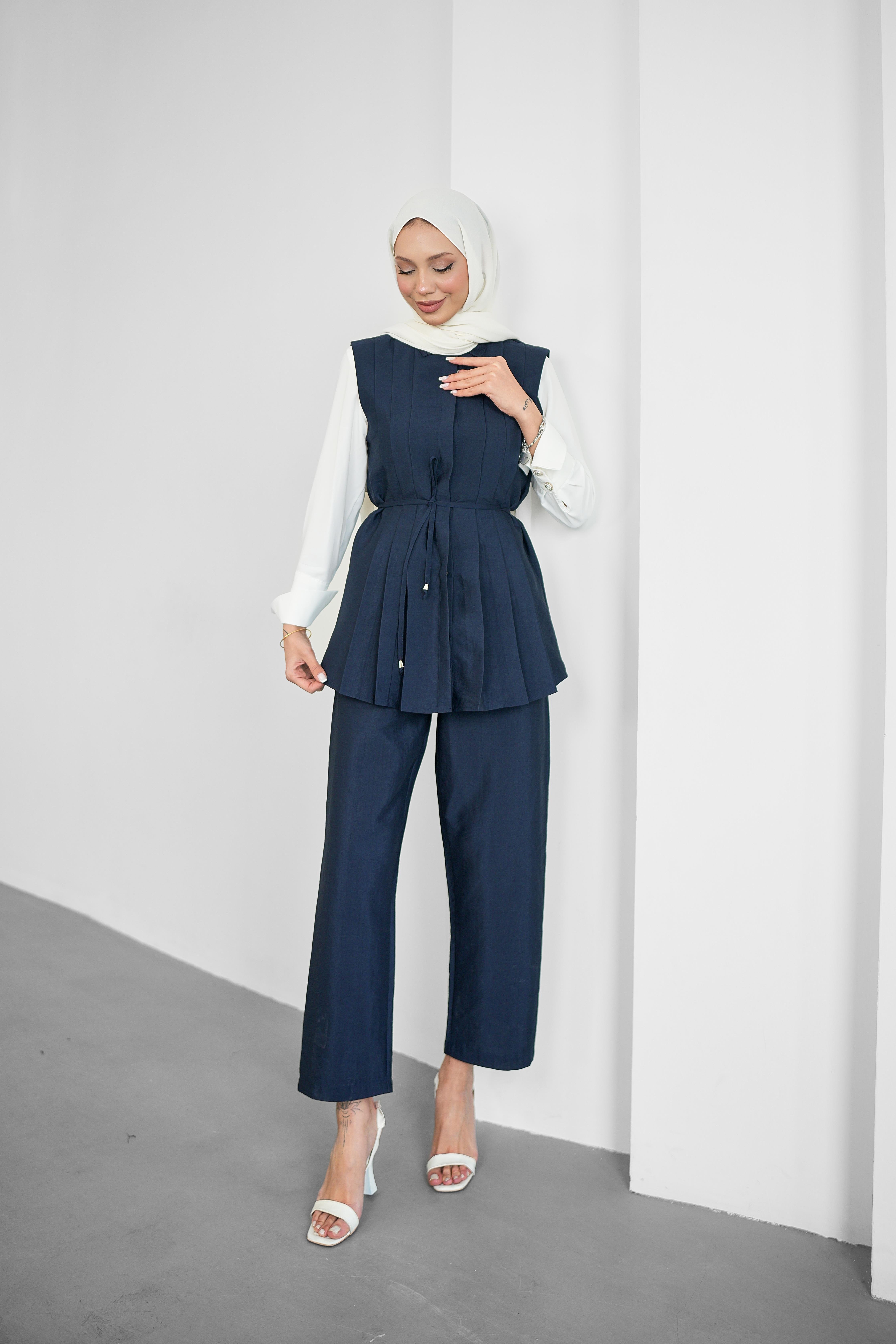 SL4204 - LİDYA ÜÇLÜ TAKIM - LACİVERT