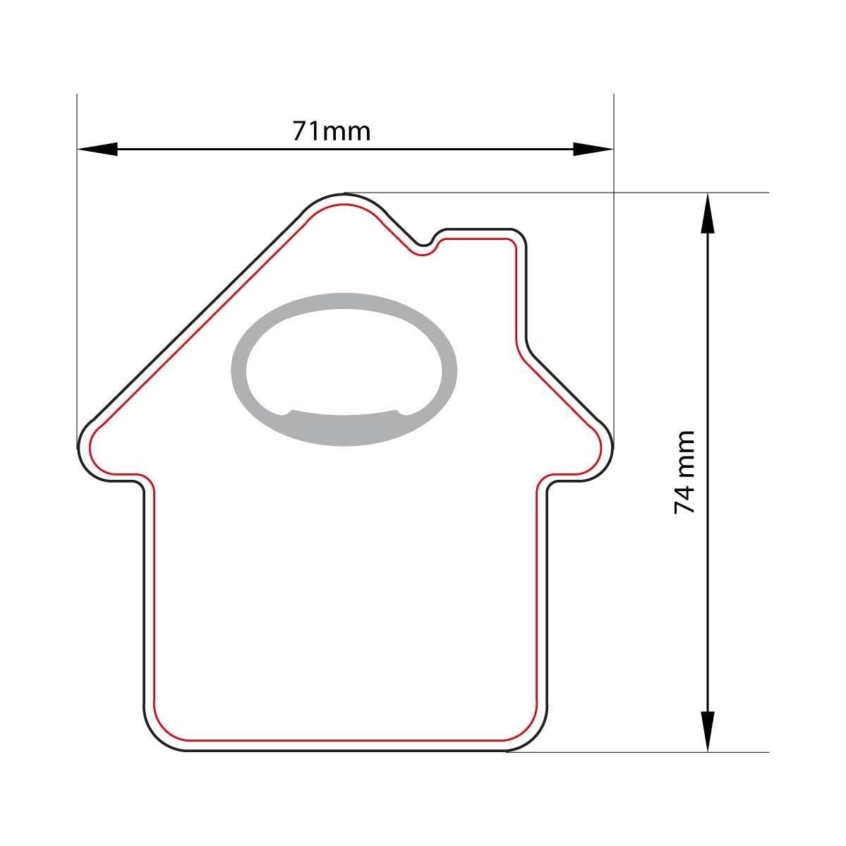  Ev Şeklinde Magnet Açacak | Emlak ve Yeni Ev Hediyelik Ürünü