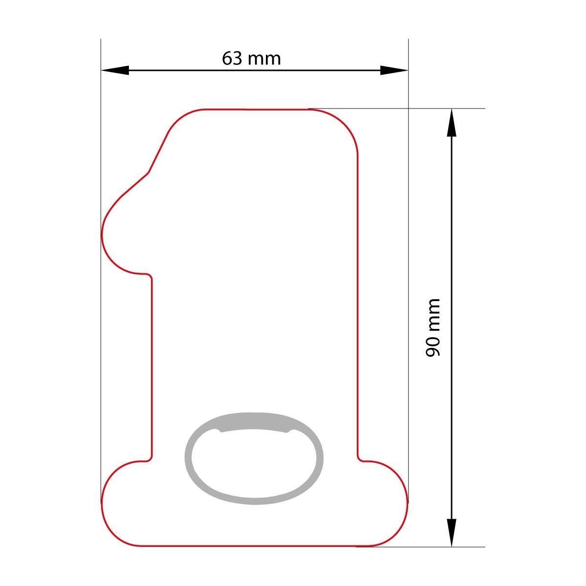 1 Rakamı Şeklinde Magnet Açacak | Doğum Günü ve İlk Yıl Hediyeliği