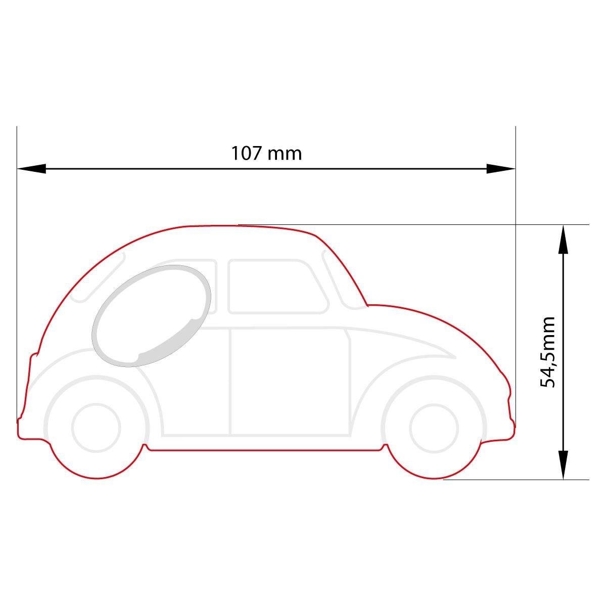 Araba Şeklinde Magnet Açacak | Vosvos Temalı Hediyelik Açacak