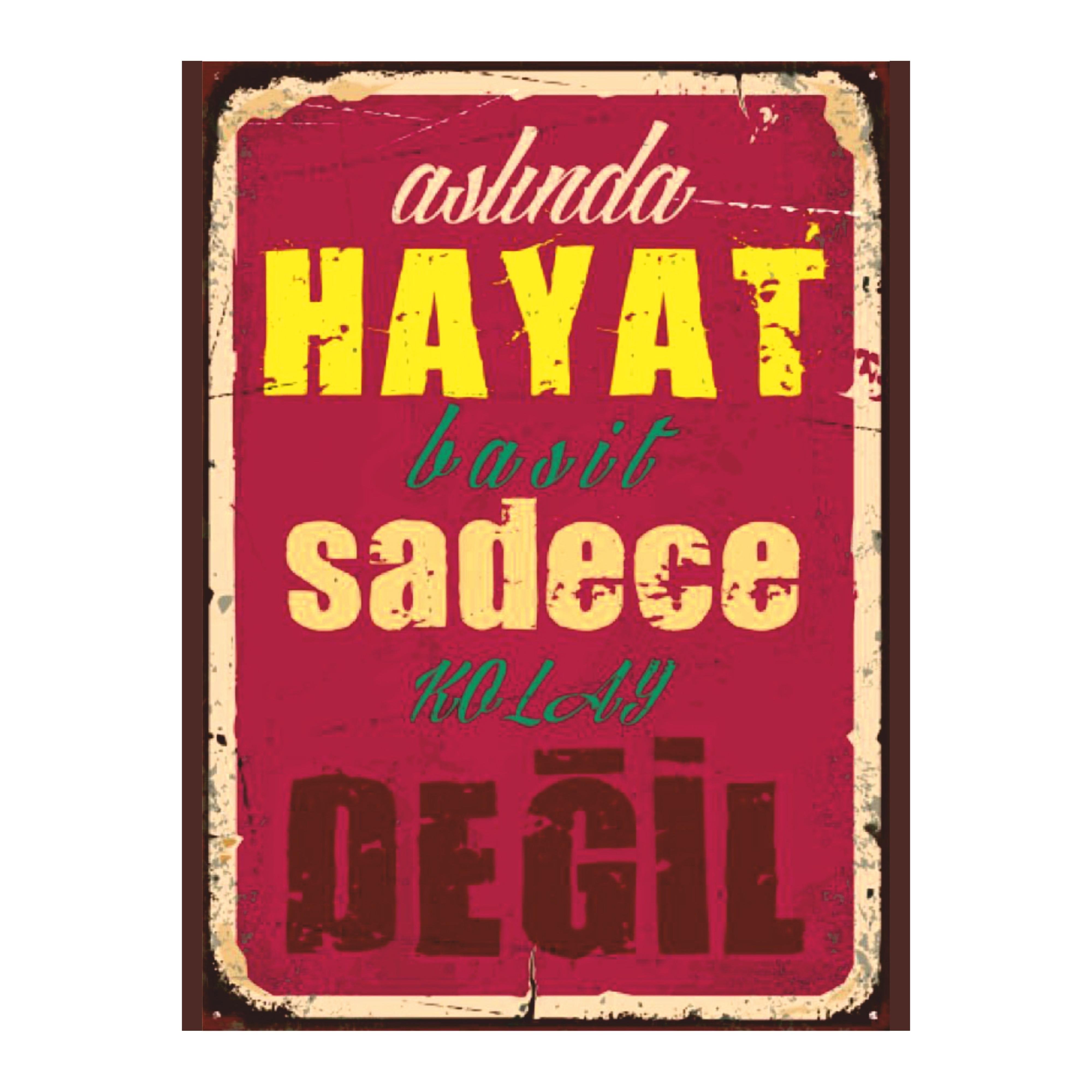 Aşk İki Kişilik Bir Devrimdir | Retro Aşk Tablosu