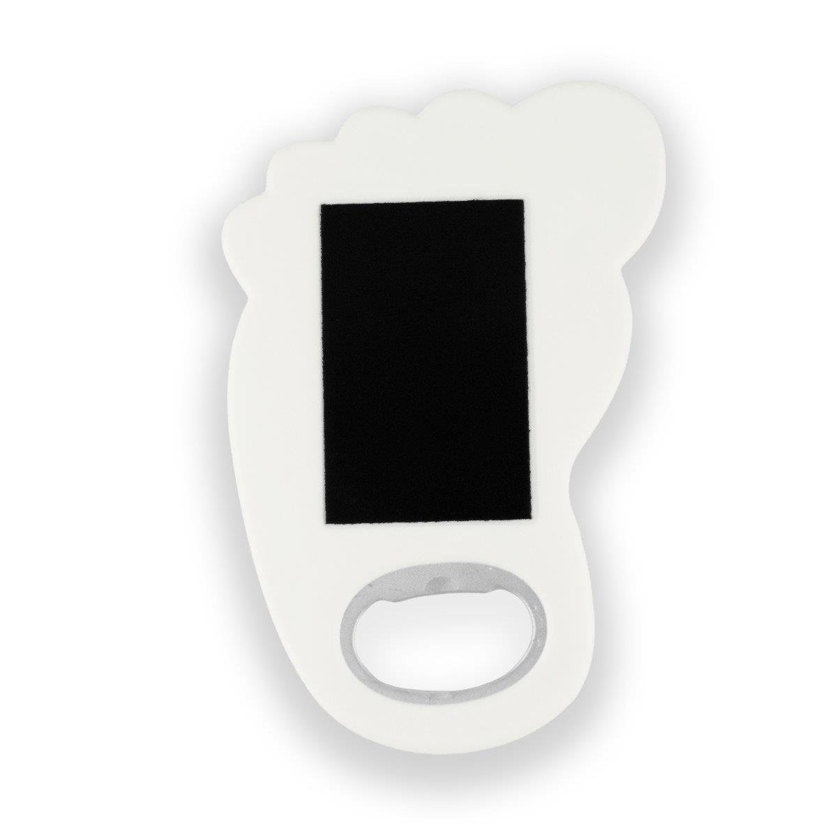 Beyaz Ayak Şeklinde Magnet Açacak | Hediyelik Mıknatıslı Açacak