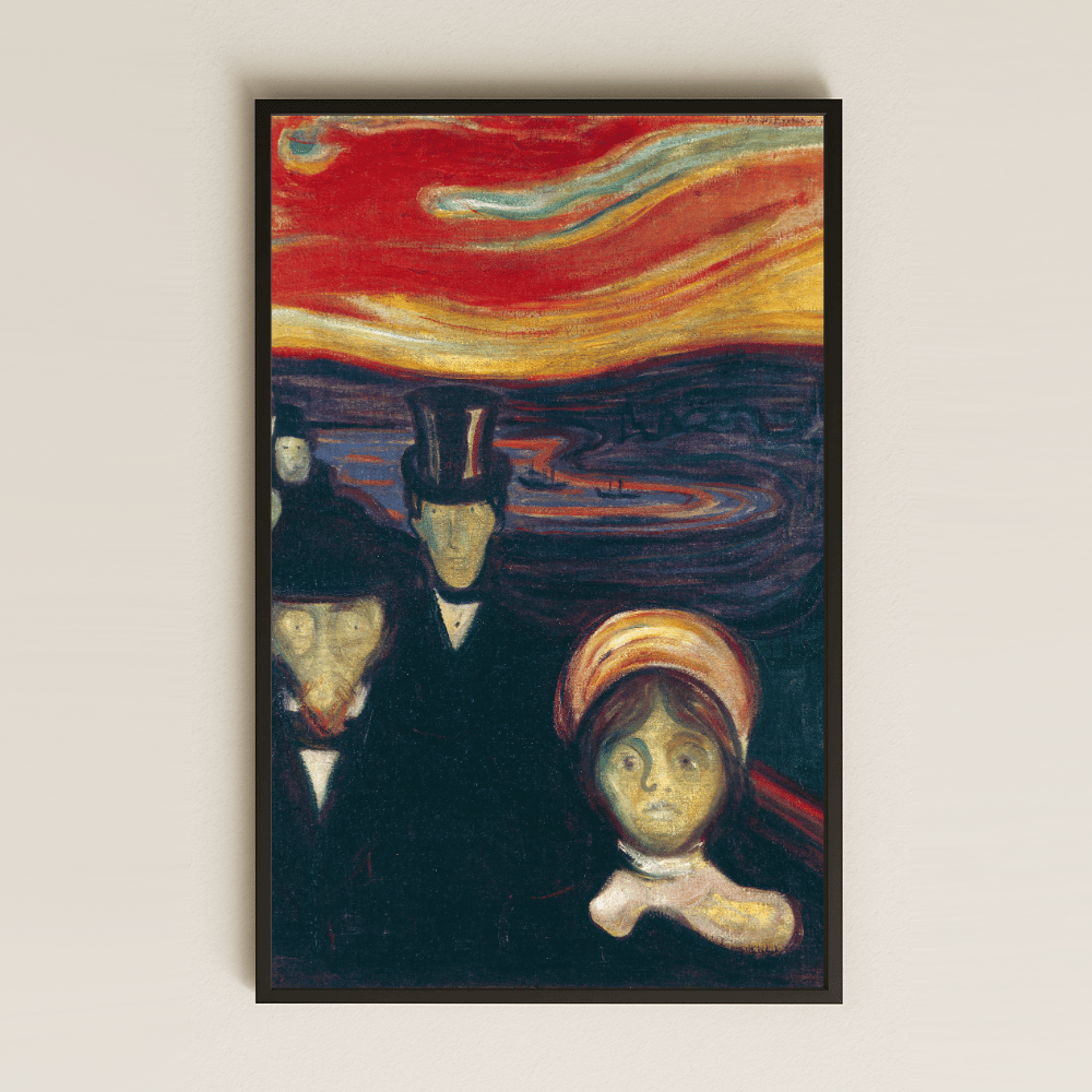 Edvard Munch Anxiety (Kaygı) UV Baskı Tablo