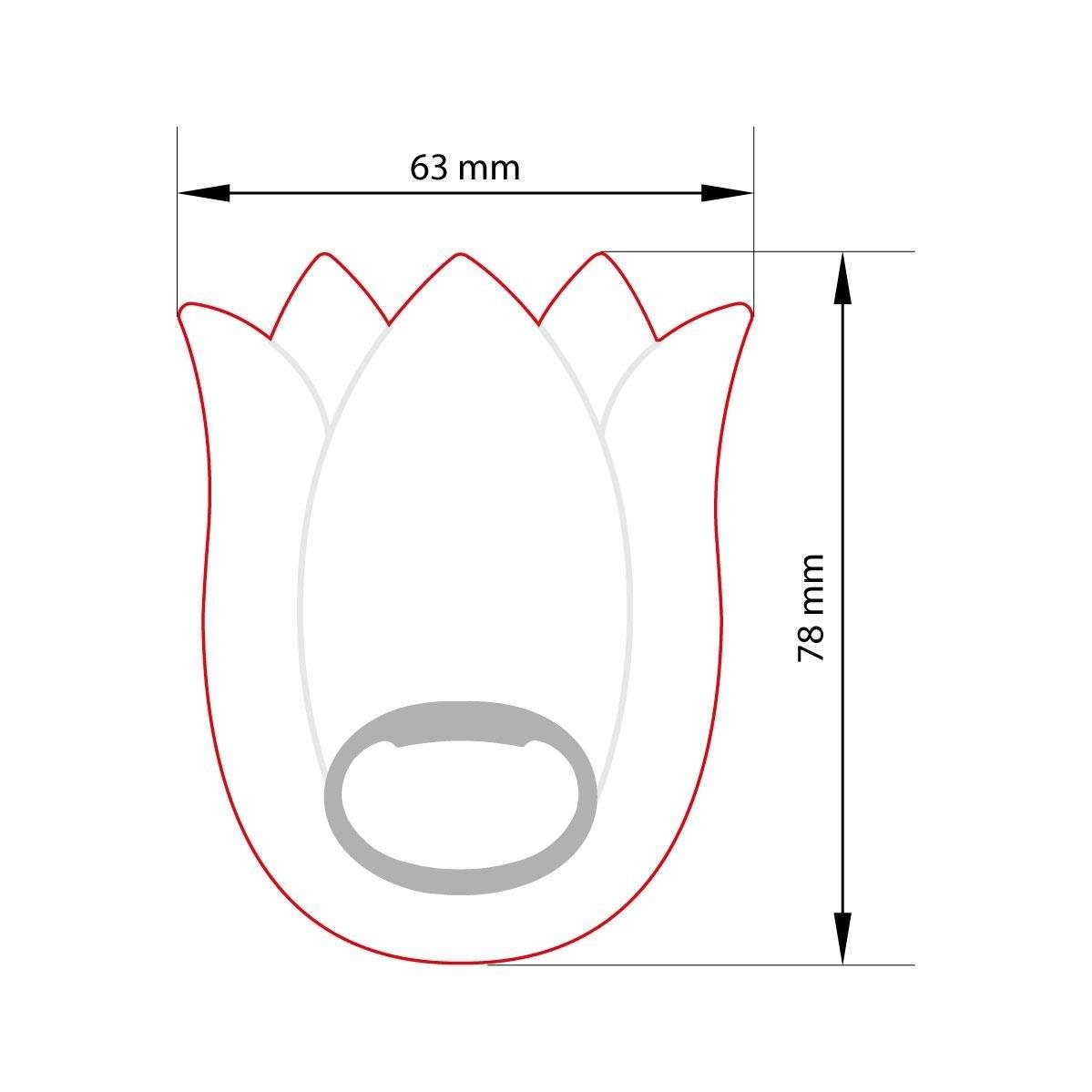 Lale Şeklinde Magnet Açacak | Kültürel ve Zarif Hediyelik Açacak Modeli