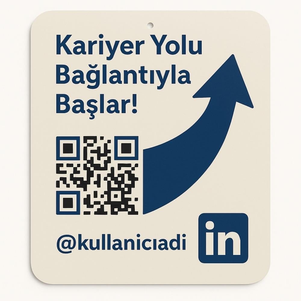 LinkedIn Takip Kartı - Kariyer Yolu Bağlantıyla Başlar!