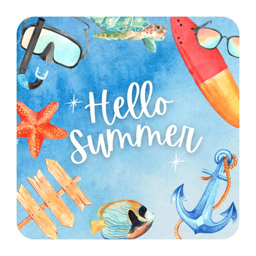 Mevsim Temalı 8'li Ahşap Bardak Altlığı