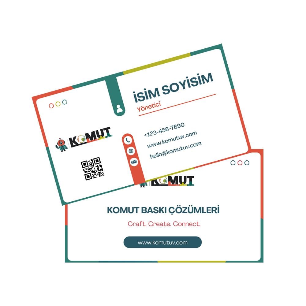 PVC Kartvizit - Kredi Kartı Formatında Dayanıklı