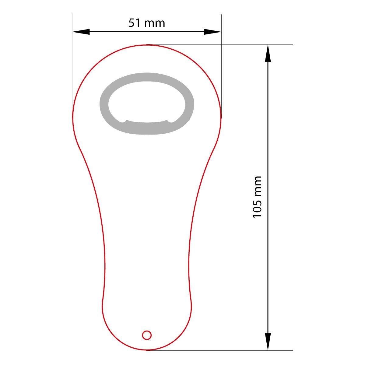 Raket Şeklinde Magnet Açacak | Spor Temalı Hediyelik Açacak