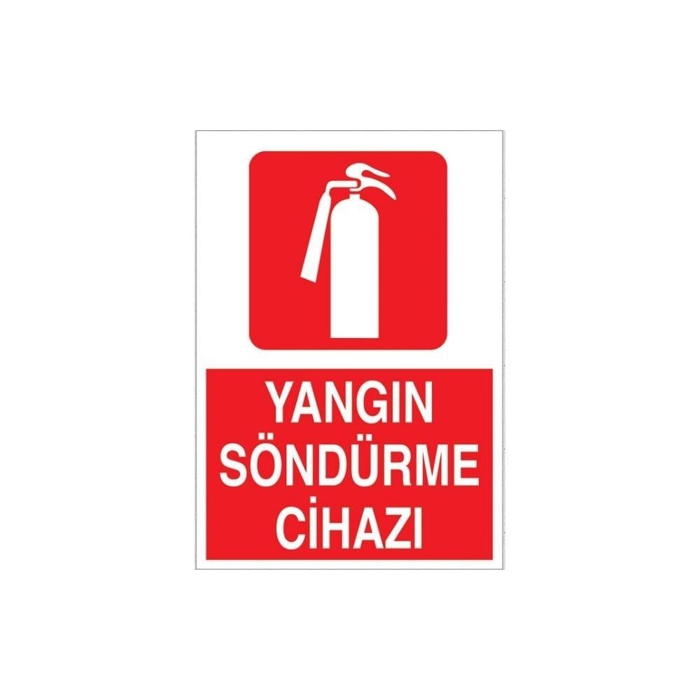 Yangın Söndürme Cihazı Levhası 