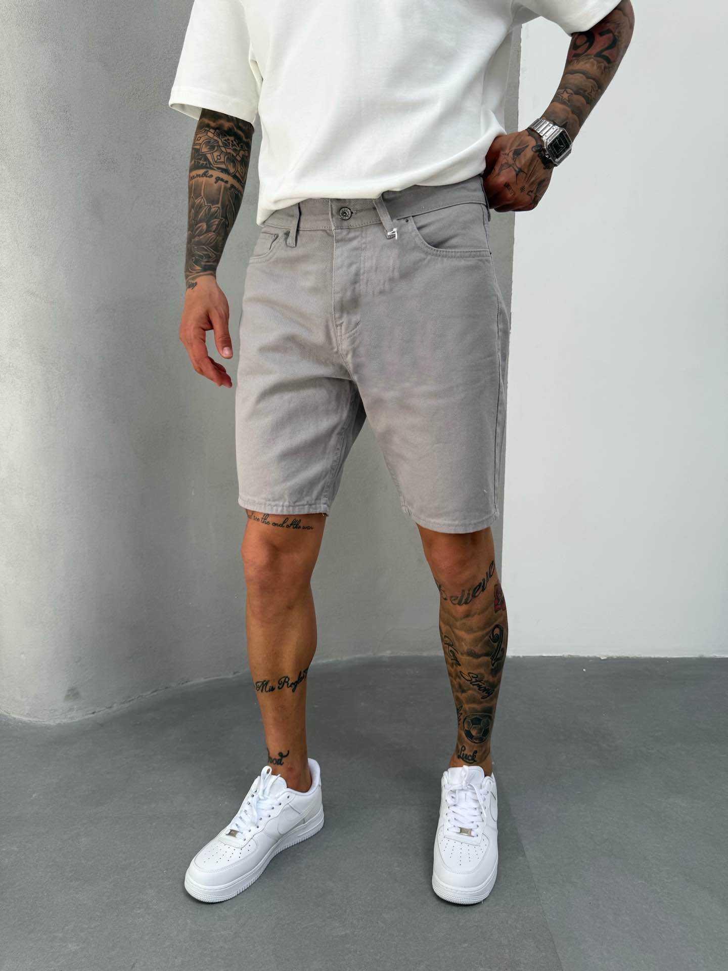 Summer Gri Şort