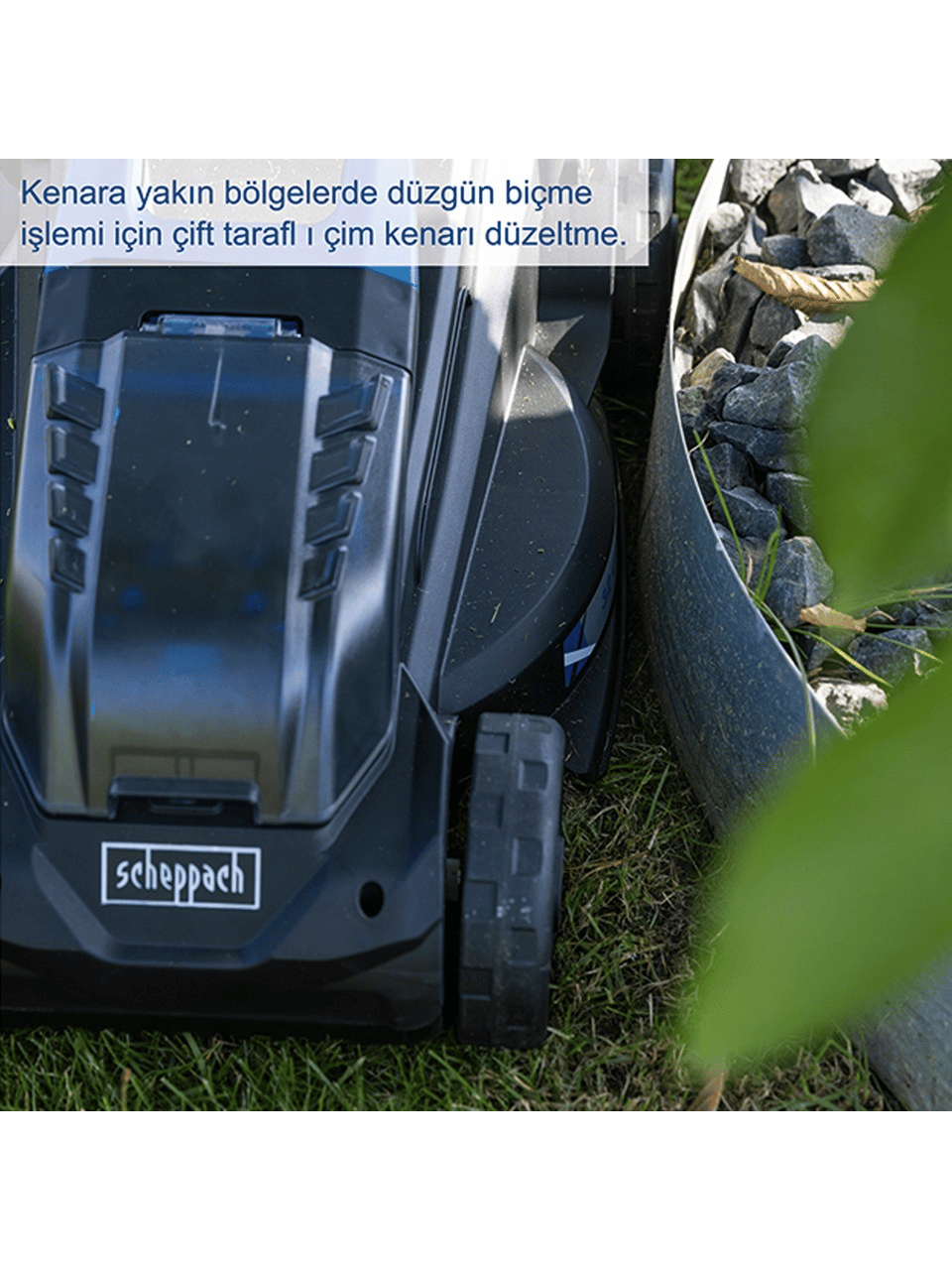 Scheppach BC-MP320 1X4.0 Ah Akülü Çim Biçme Makinesi