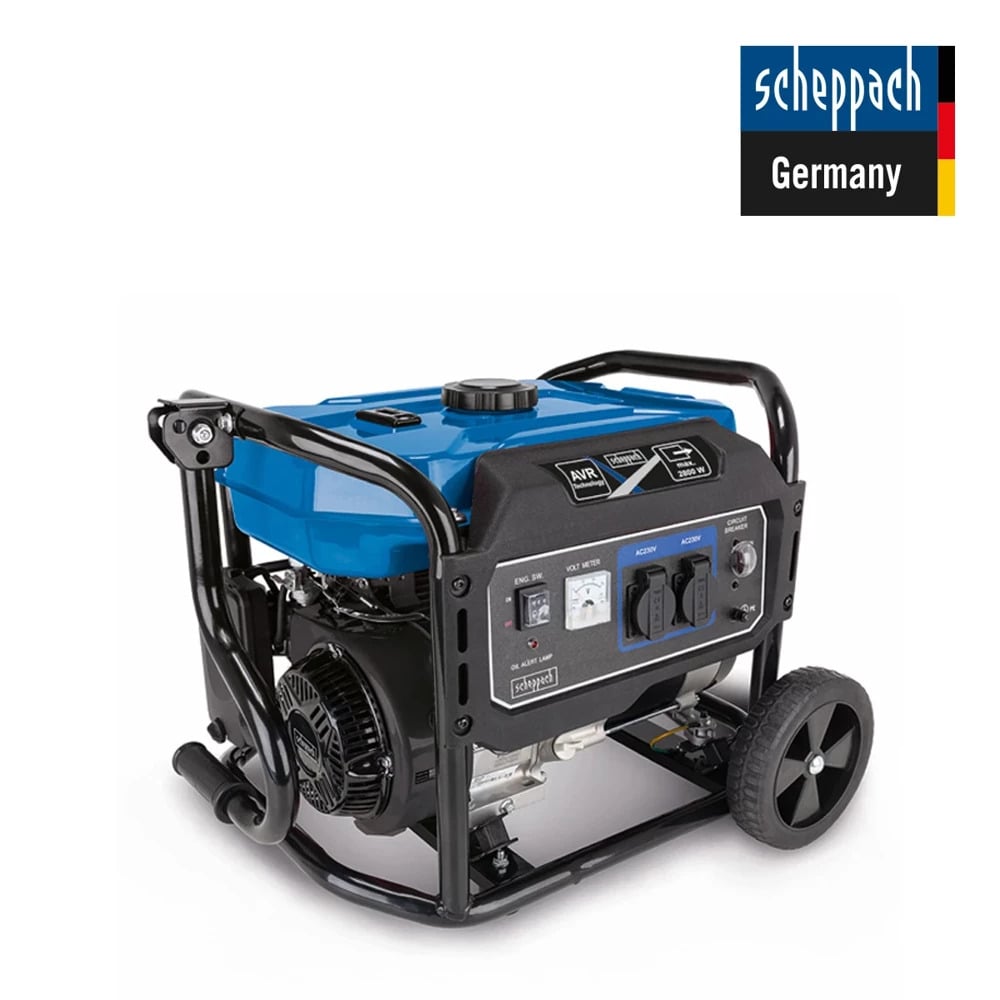 Scheppach SG7100X (7 kVA) Kamp / Çadır 5.5 kW Benzinli Trifaze Jeneratör