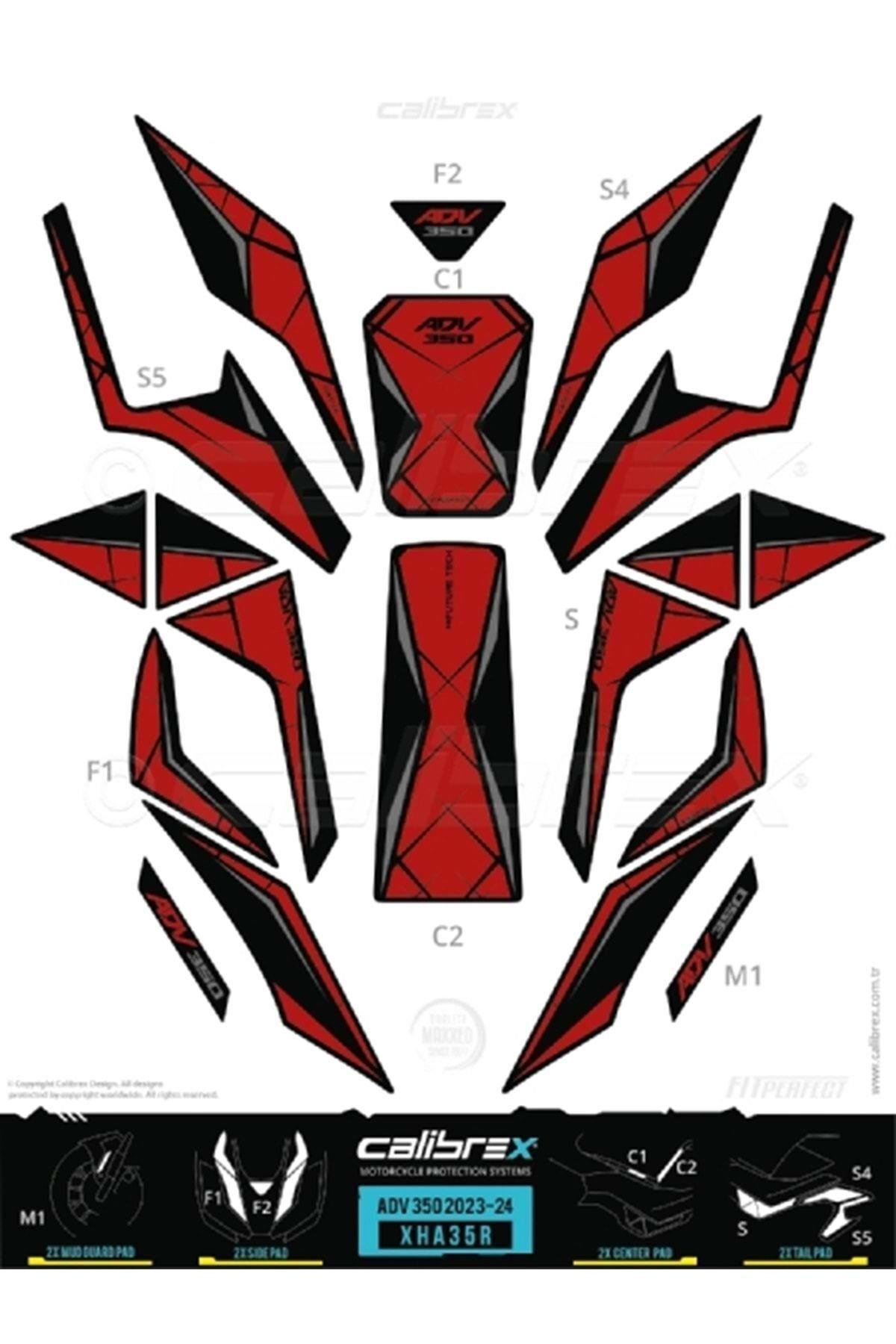 ADV 350 Tank Pad Full Set XHA35R