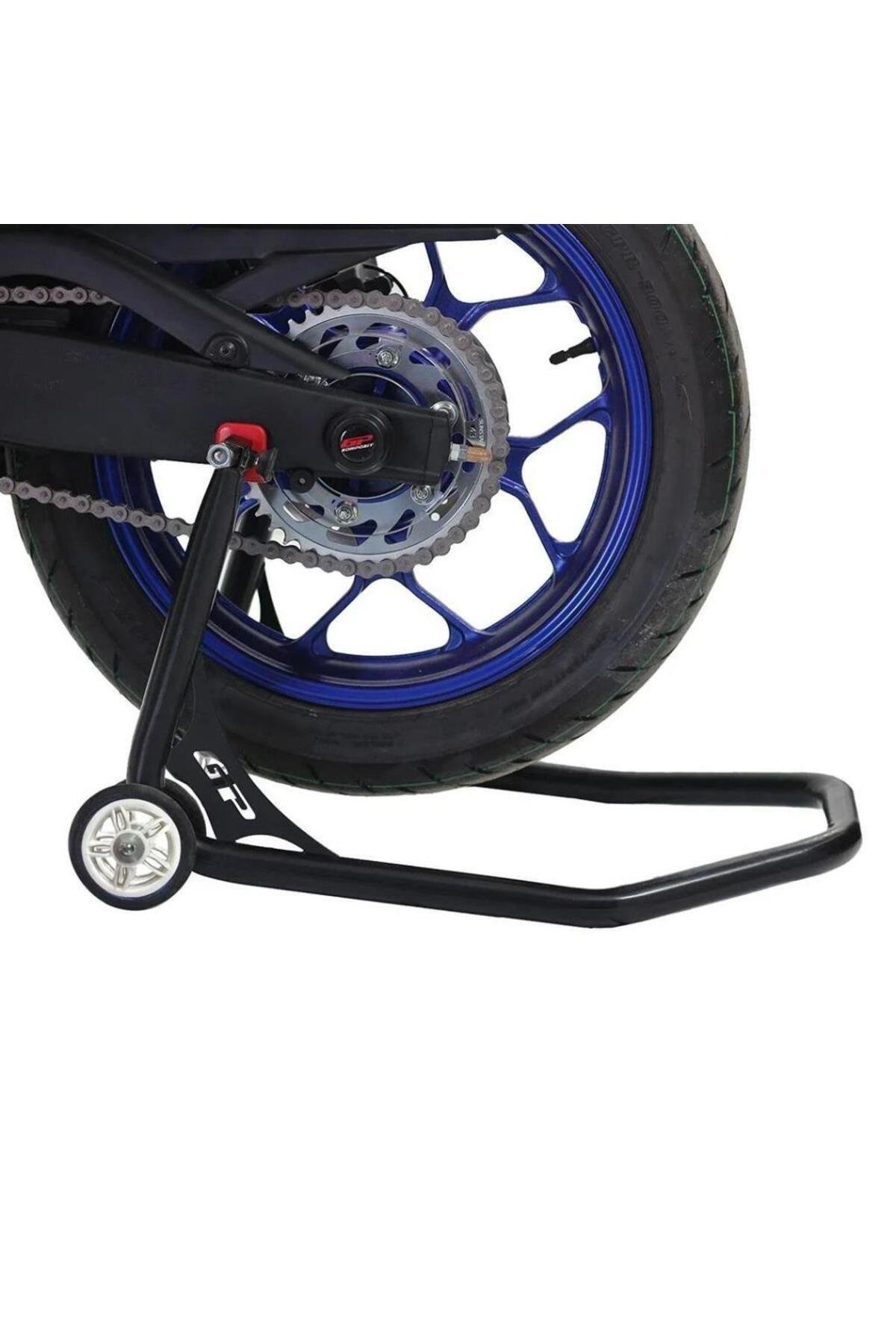 Gp Kompozit Universal Demir Arka Kaldırma Sehpası Siyah Takozdan