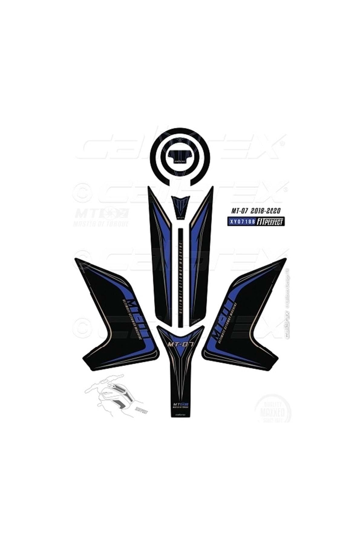 Yamaha Mt07 2018-20 Full Tank Pad Mavi Xy0718b