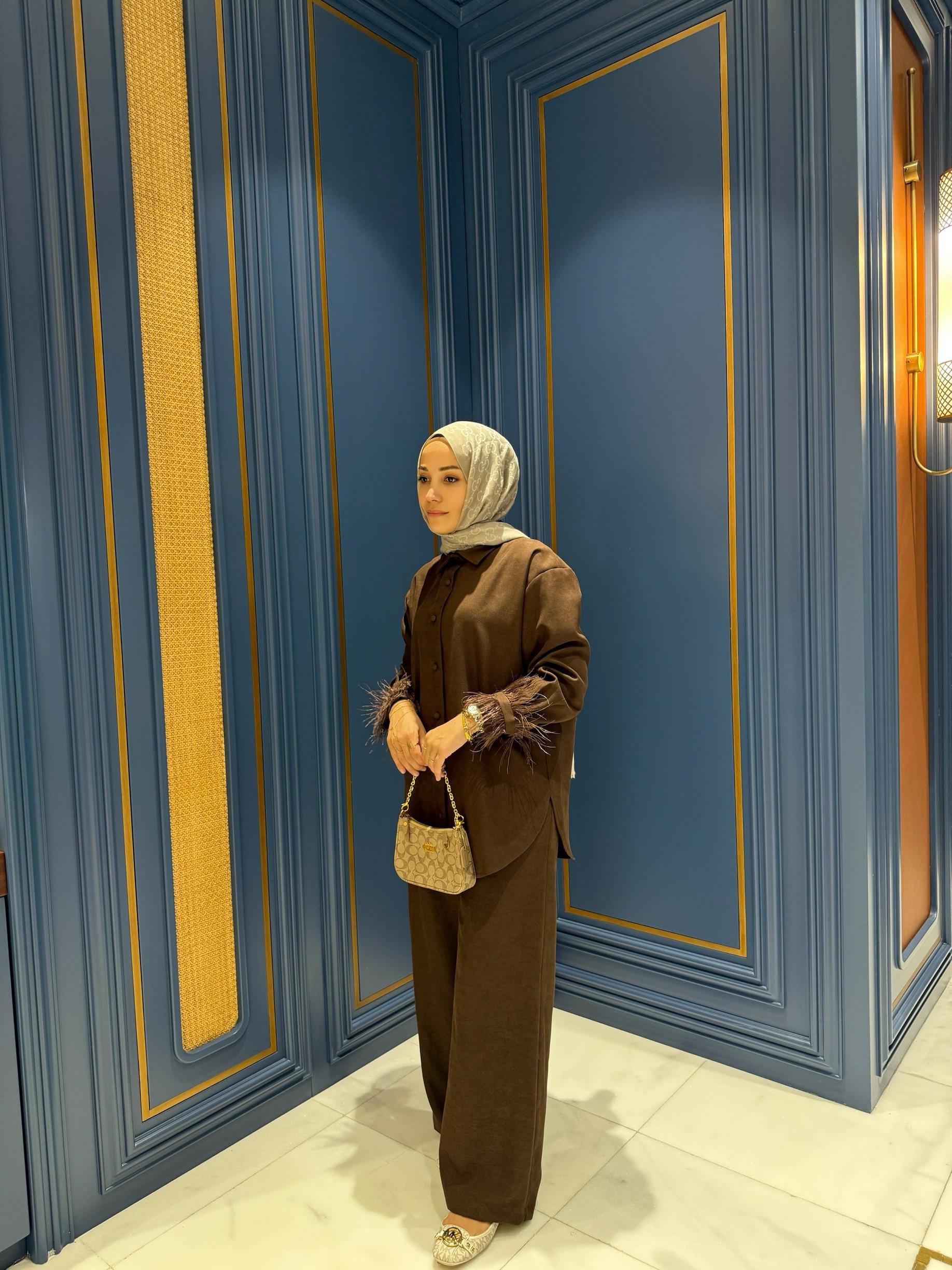 Otriş Lady Takım | Kahve