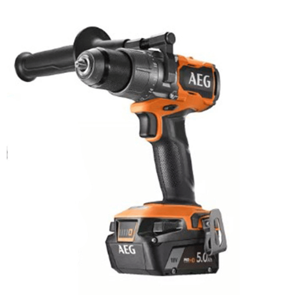 AEG BSB 18C3BL-502C 18V 5.0Ah Çift Akülü Kömürsüz Darbeli Matkap (T4935478939)
