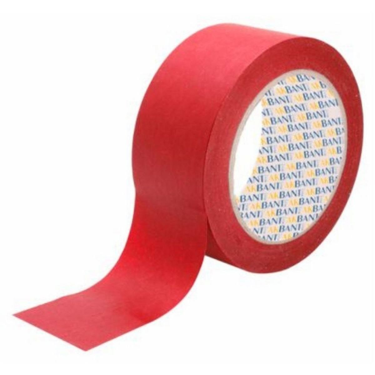 AKBANT Tamir Bandı Kırmızı 48 mm x 10 mt - Profesyonel Bez Takviyeli Güçlü Duct Tape Su Yalıtım ve Yırtık Bandı