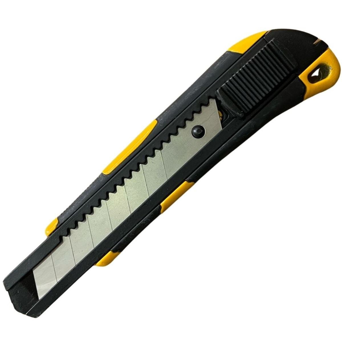 ARSTECH ARS100204 Metal Gövdeli Maket Bıçağı 18 MM (5117) - Ağır Hizmet Tipi Profesyonel Otomatik Kilitli Falçata