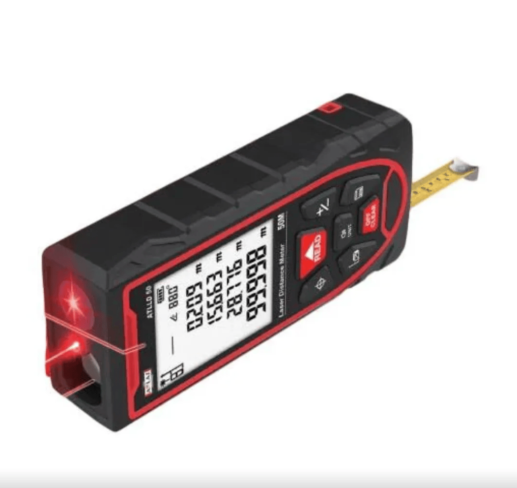 ATTLAS ATLLD50 Lazer Metre (50 mt) - 3 Fonksiyonlu Dijital Mesafe Ölçer