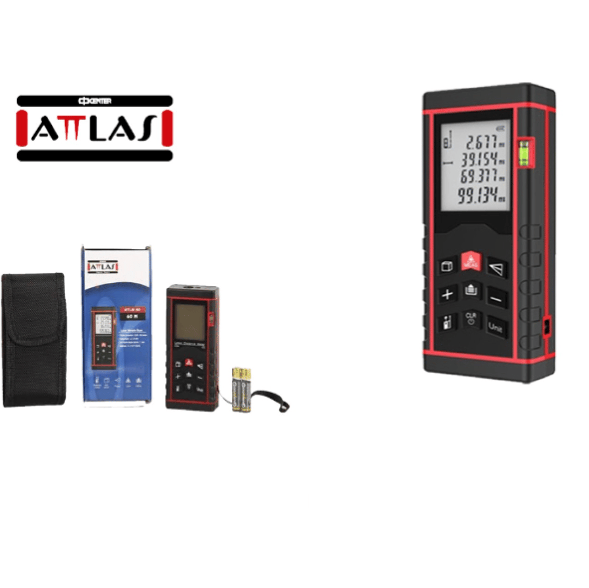 ATTLAS ATLM60 Lazer Metre (60 mt) - Profesyonel Dijital Mesafe Ölçer