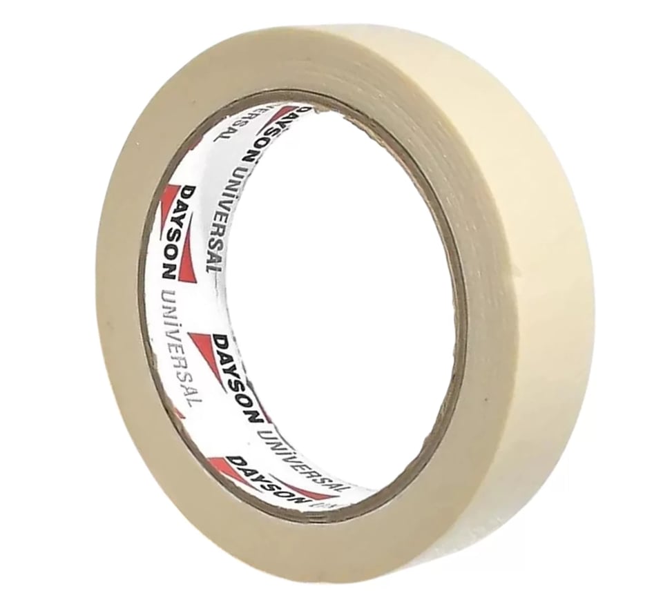 DAYSON Maskeleme Bandı Universal 24 mm x 35 mt - Profesyonel İz Bırakmayan Genel Amaçlı Boyacı ve Koruma Bandı