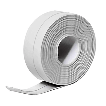 DMAX Sızdırmazlık Bandı 38 mm x 3.2 mt - Profesyonel Kendinden Yapışkanlı Su Geçirmez Küvet ve Evye Kenar Bandı