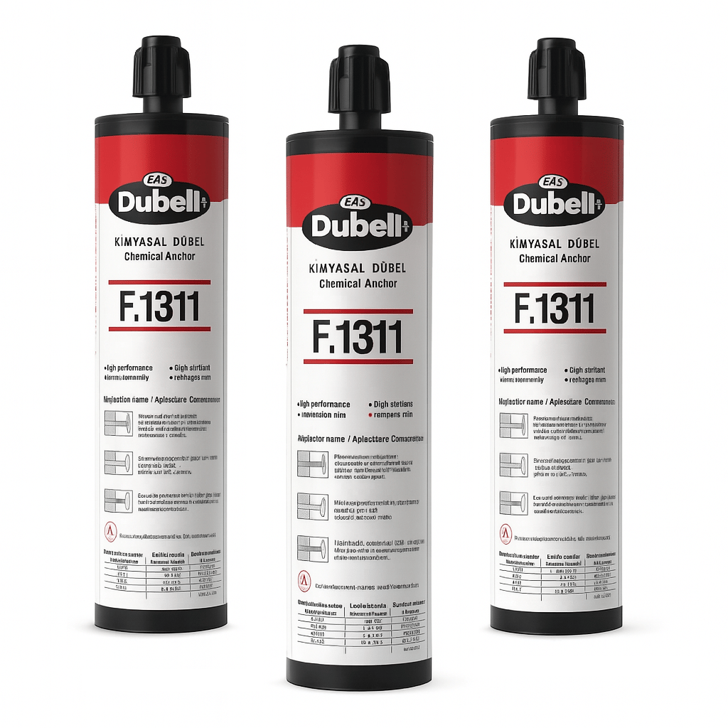 EMS F.1311 Kimyasal Dübel 300 ml - Profesyonel Yüksek Mukavemetli Polyester Bazlı Ankraj ve Filiz Ekme Harcı