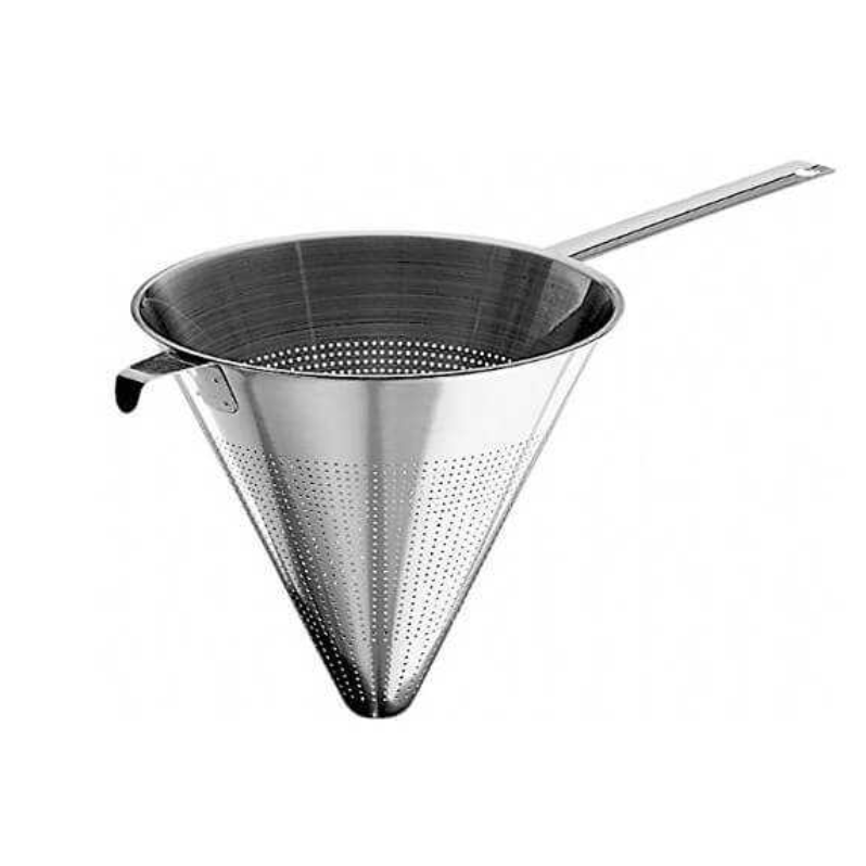 EPINOX Çin Külahı 20 cm (CLH-20) - Paslanmaz Çelik Konik Sos ve Çorba Süzgeci Çin Süzgeci