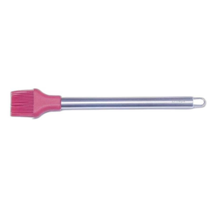 EPINOX CSK-25 Kırmızı Çelik Saplı Silikon Fırça – Isıya Dayanıklı Paslanmaz Mutfak ve Sos Fırçası