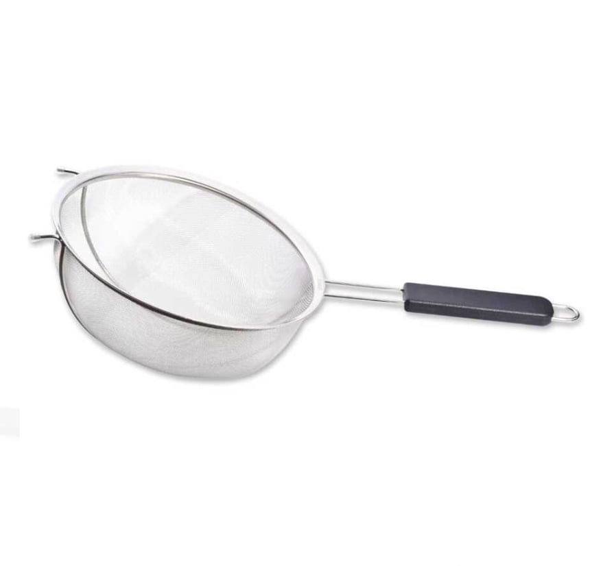 EPINOX Destekli Süzgeç 24 cm SS (DS-24) - Paslanmaz Çelik Güçlendirilmiş Tel Tel Süzgeç ve Kevgir