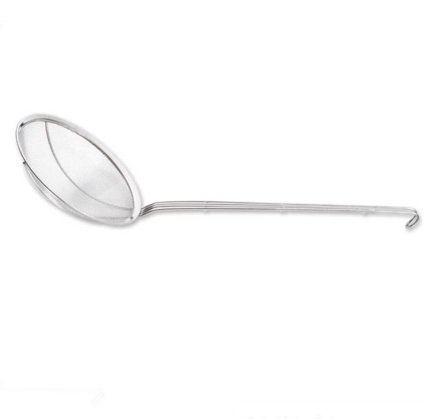 EPINOX Seyrek Çelik Tel Kevgir 30 cm (KSE-30) - Paslanmaz Çelik Sanayi Tipi Kızartma ve Haşlama Kevgiri