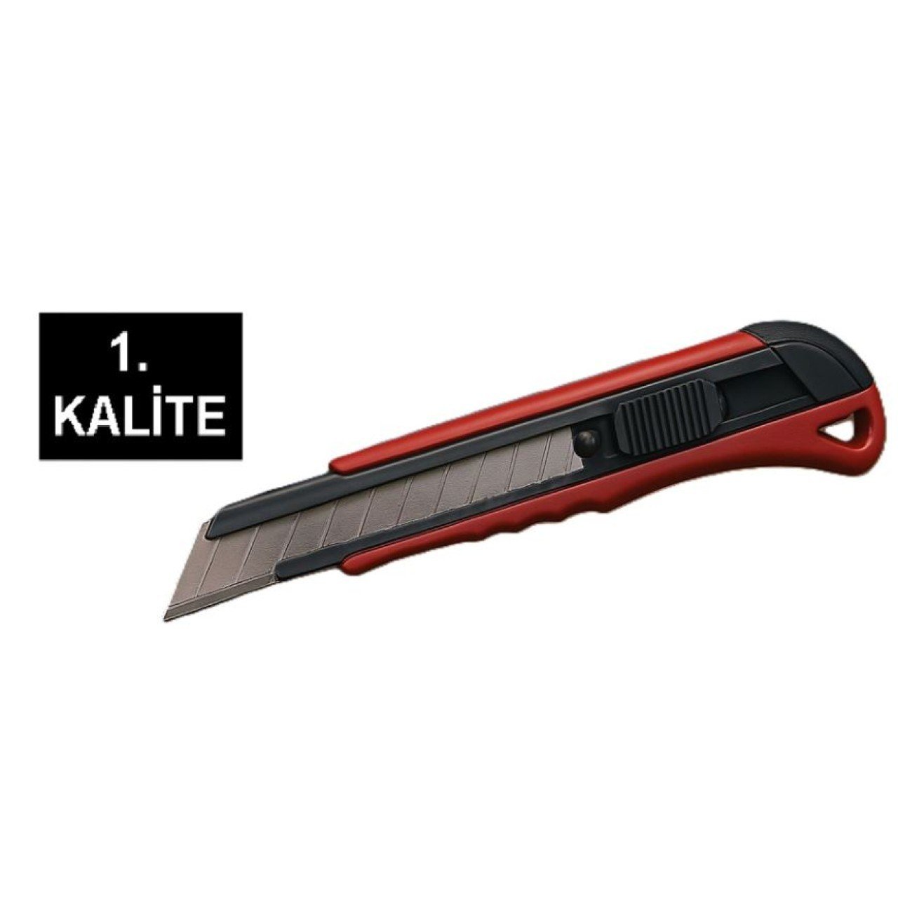 I-ZET Profesyonel Metal Maket Bıçağı - Ağır Hizmet Tipi Kırılmaz Çelik Gövdeli Otomatik Kilitli Falçata