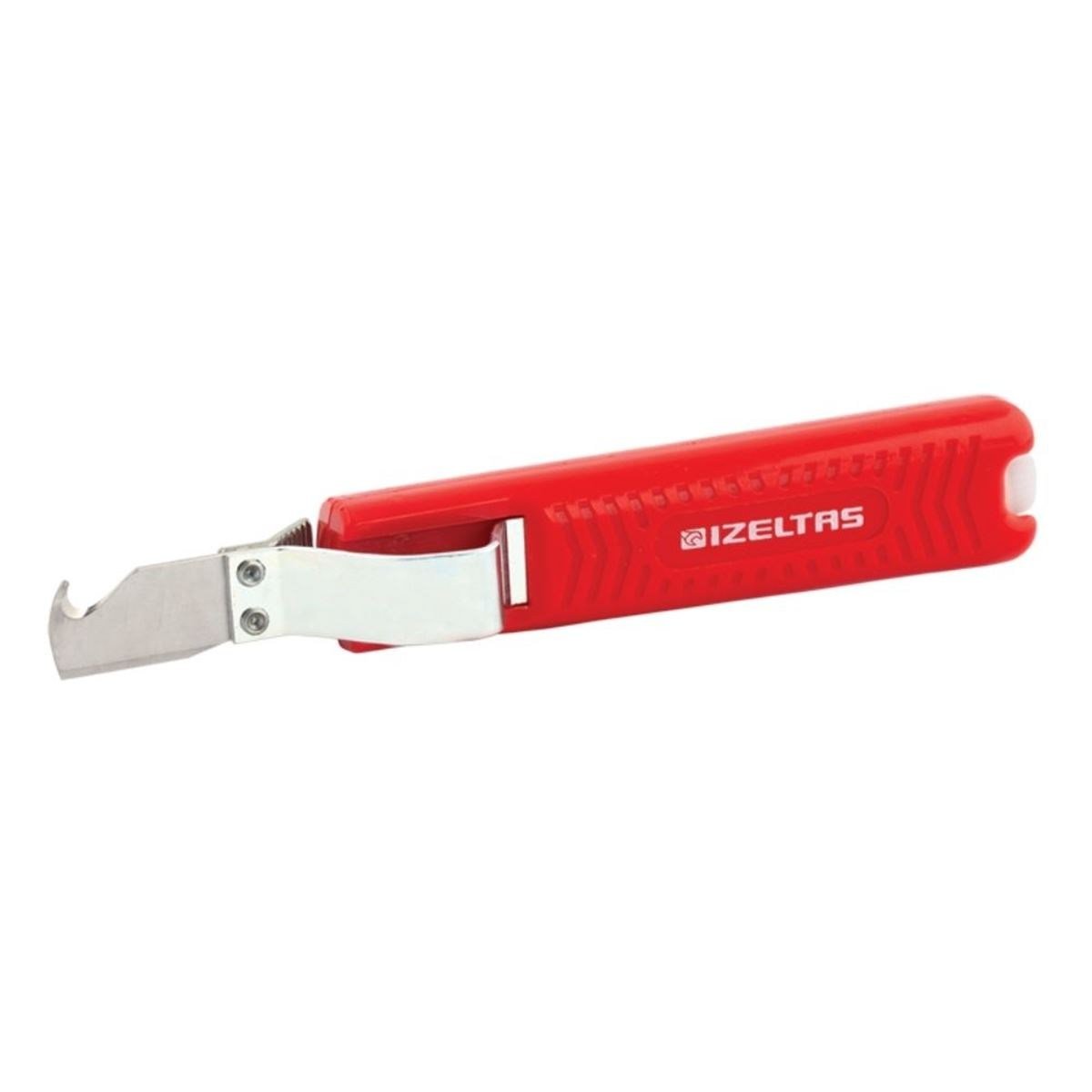 İZELTAŞ 0375050020 Kanca Bıçaklı Kablo Sıyırıcı 8x28 MM - Profesyonel İzoleli Çok Damarlı Kablo Soyma Aparatı