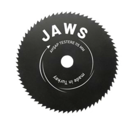 JAWS Sunta Kesme Daire Testere 115x40 - Profesyonel 40 Diş Elmas Uçlu Avuç Taşlama Ahşap MDF Lamine Kesici Bıçak