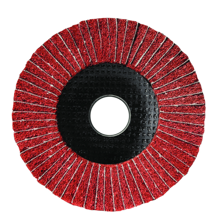 KARBOSAN 115 x 22 mm AXFR12 Elyaf Disk (Flap Tipi) Kombi - Profesyonel Metal ve Paslanmaz Çelik Yüzeyler İçin Çapak Alma ve Parlatma Bir Arada Yüzey Hazırlama Diski