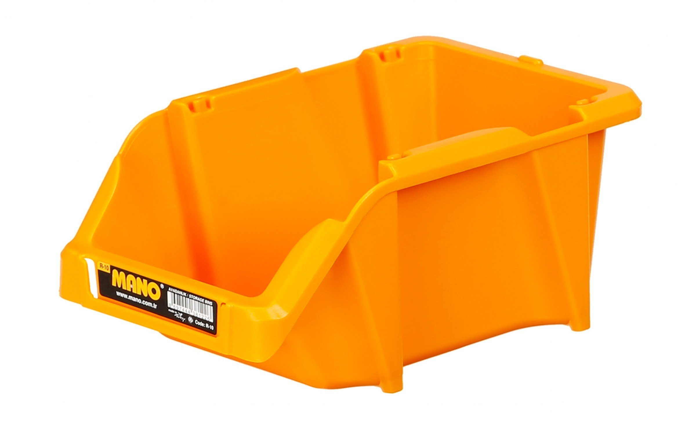 MANO R10 Sarı Avadanlık Kutu No:10 (103x165x75 MM) - Profesyonel Modüler Atölye ve Çekmece İçi Parça Düzenleyici