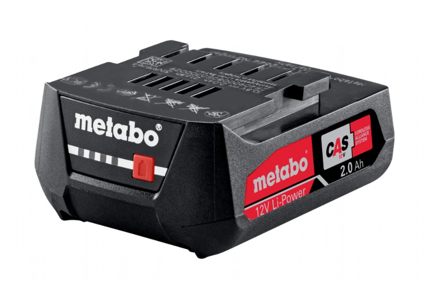 METABO 12V 2.0 Ah Li-Ion Akü - Profesyonel Kompakt Şarjlı Matkap Yedek Bataryası