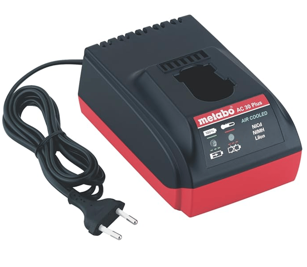 METABO AC 30 Plus Air Cooled Hızlı Şarj Cihazı (627275000) - Profesyonel 30 Dakikalık Akü Şarj Adaptörü
