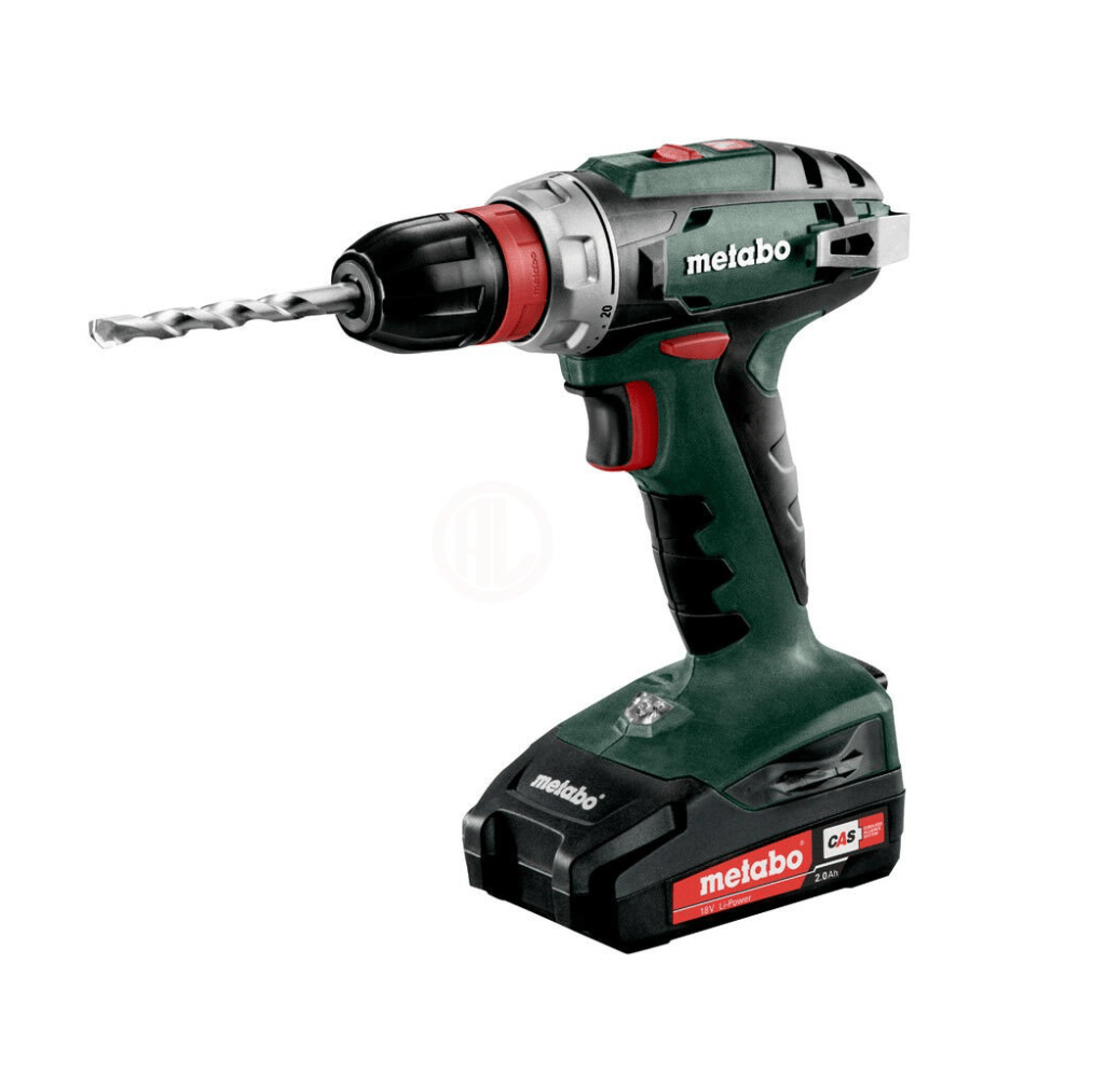 METABO BS18 Quick 18V 2.0Ah Çift Akülü Profesyonel Matkap