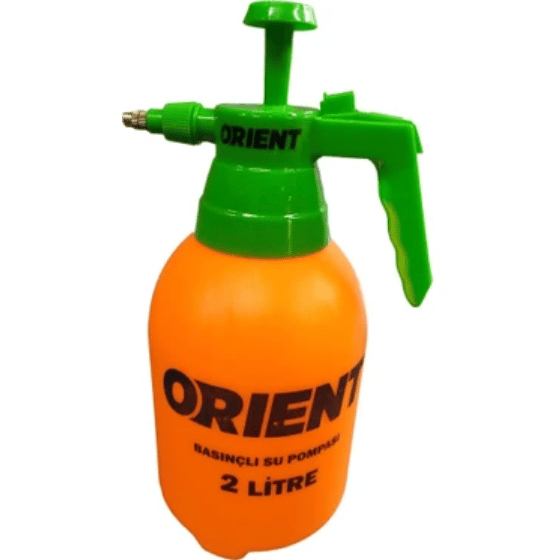 ORIENT Basınçlı Bitki Temizlik İlaçlama Pompası 2 Litre - Profesyonel El Tipi Şantiye, Sera, Peyzaj, Dezenfektan ve Detaylı Temizlik Pompası