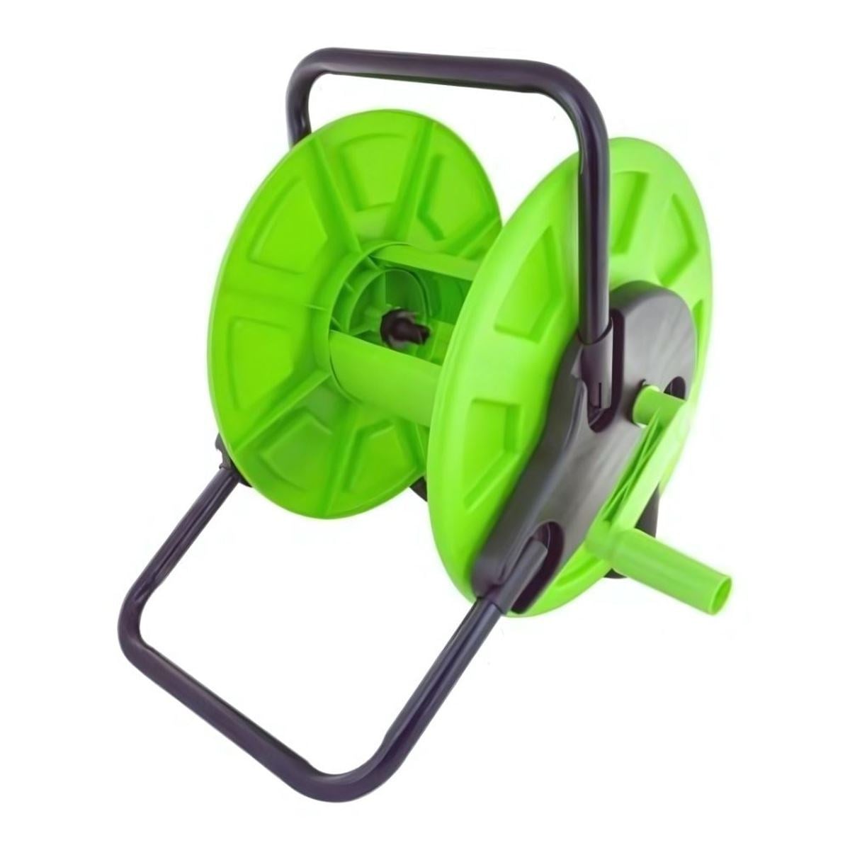 SPRING GARDEN 507871 Hortum Makarası 60 Mt - Profesyonel Duvara Monte ve Taşınabilir Şantiye, Sera, Peyzaj Hortum Toplama Makaralı Çıkrık
