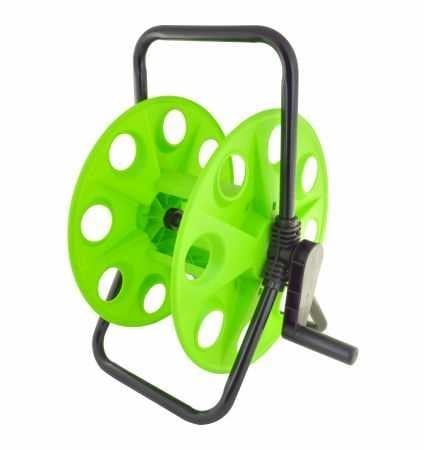 SPRING GARDEN 507873 Hortum Makarası 45 Mt - Profesyonel Duvara Monte ve Taşınabilir Şantiye, Sera, Peyzaj Hortum Toplama Makaralı Çıkrık