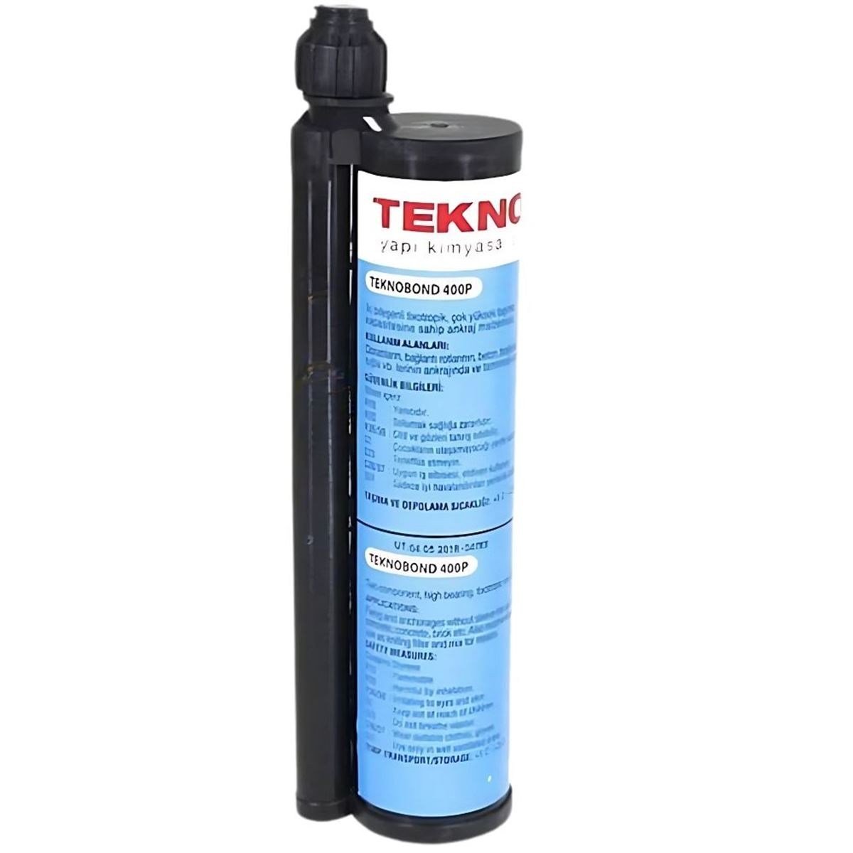 TEKNO TEKNOBOND 400 P Epoksi Kimyasal Dübel 345 ml - Profesyonel Yüksek Mukavemetli Ağır Yük Ankraj ve Filiz Ekme Harcı
