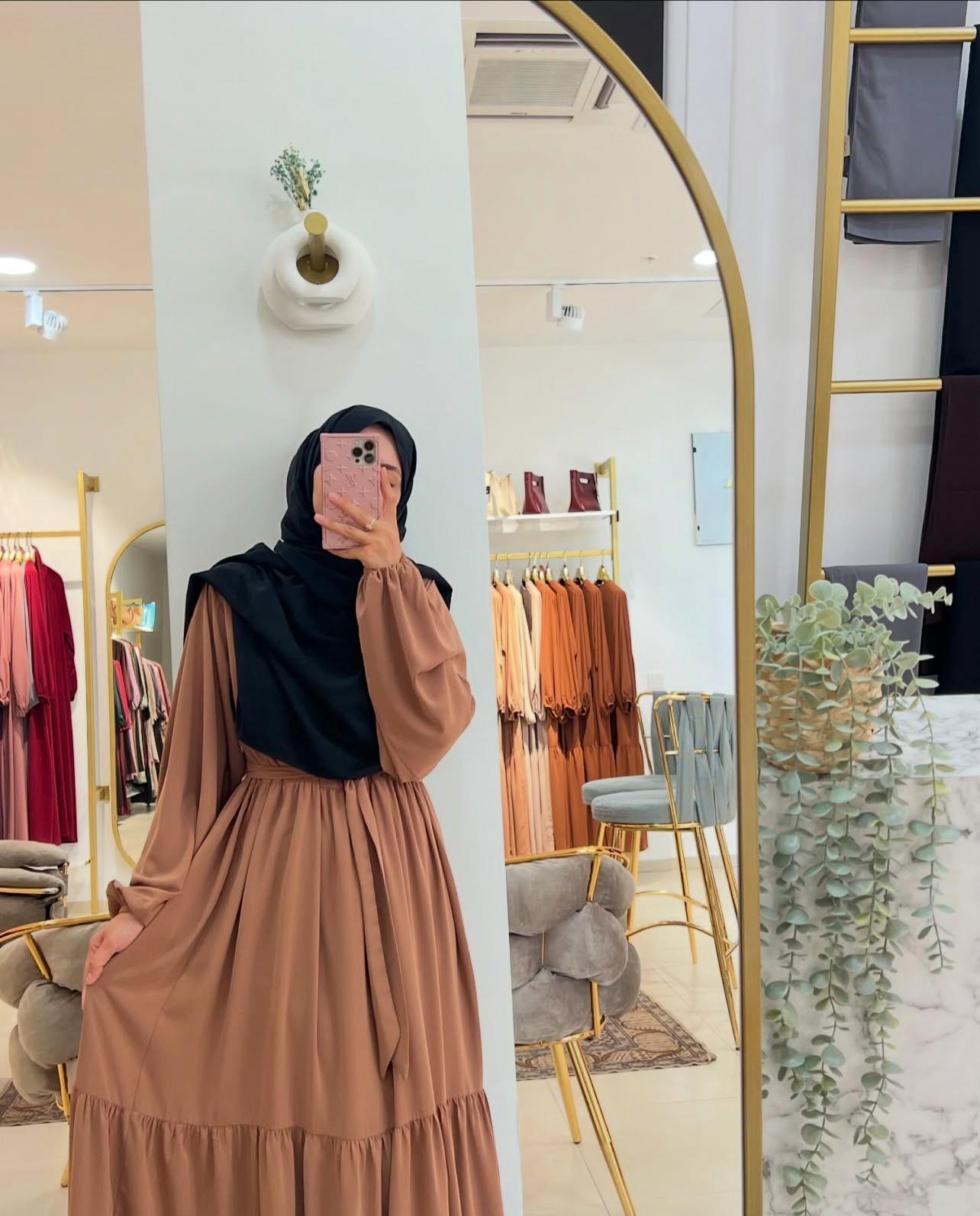Aişe Model Vizon--Elbise
