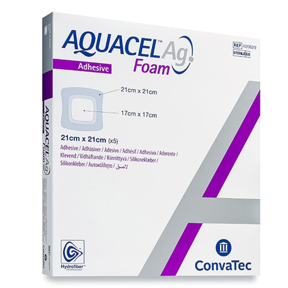 Aquacel Foam Yapışkanlı  Hydrofiber Örtü 21*21cm