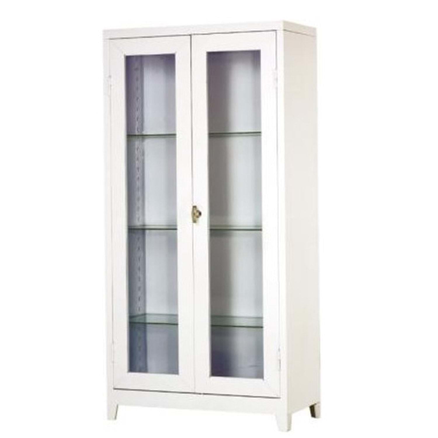 Camlı Metal İlaç Ecza Dolabı
