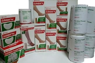 Duraban K Kısa Gerimli Çekişli Lenf Ödem Bandajı 10 cm x 5 m