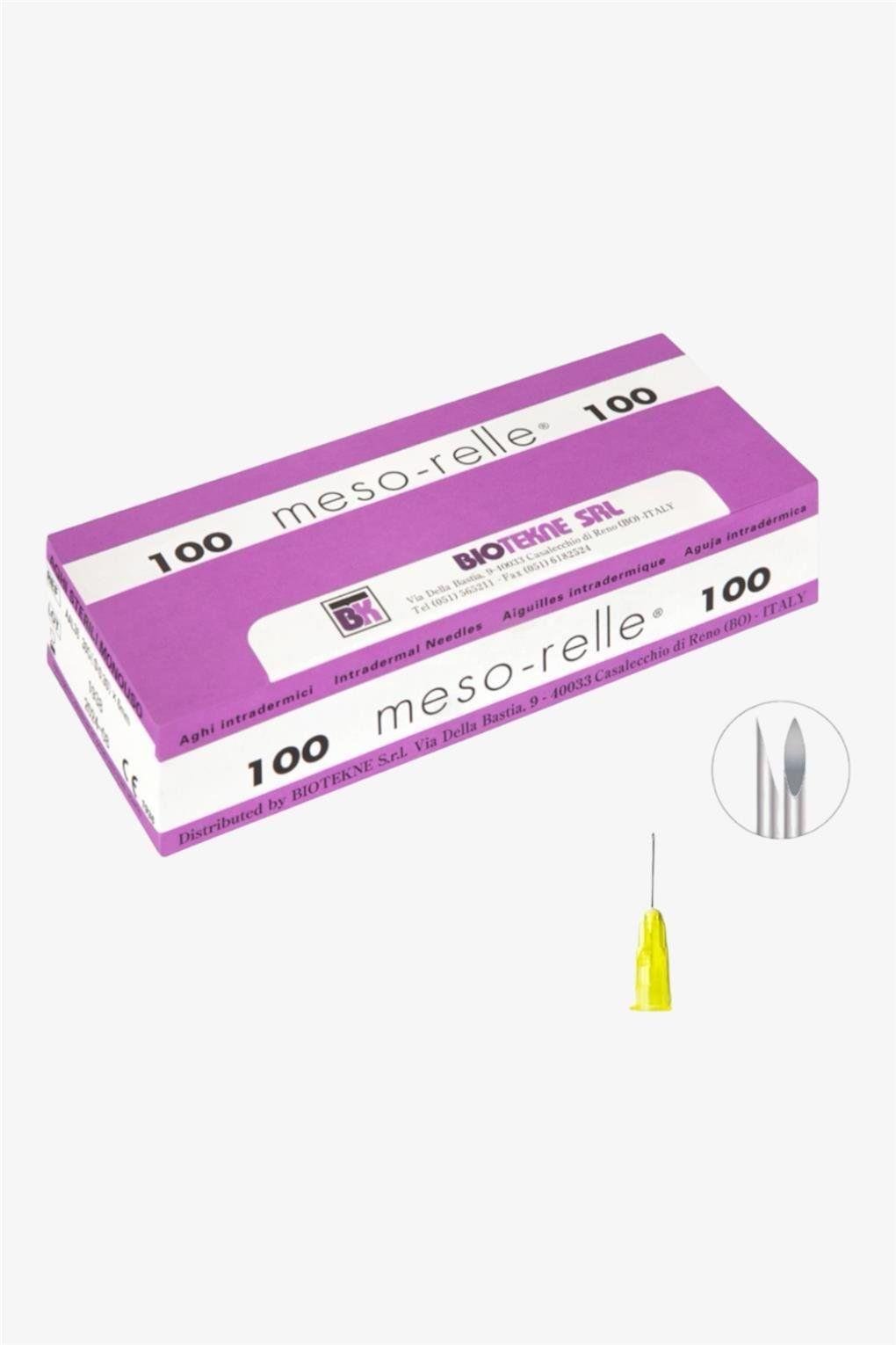 Mesorelle 30Gx6mm Mezoterapi İğne Ucu 100'lü